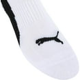 thumbnail image 3 of PUMA Mens 6-Pack Low Cut Socks White/Black, 3 of 4
