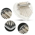 thumbnail image 4 of Mini piano de pulgar, piano de pulgar 8 teclas Material acrílico Teclas Kalimba Ultimate Comfort, 4 of 8
