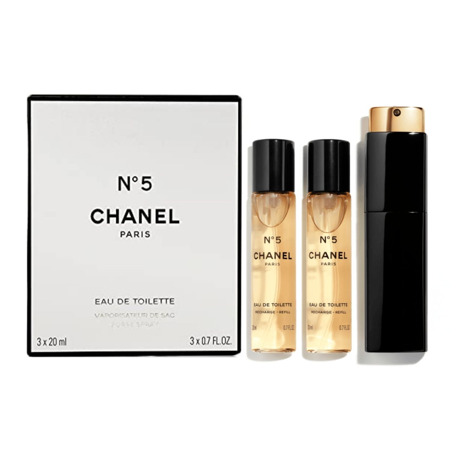 Chanel No. 5 By Chanel Eau De Toilette Spray 3 X.07 Oz -