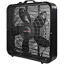 Lorell 21-Inch 3-Speed Box Fan - Energy Efficient White Fan With Carrying Handle