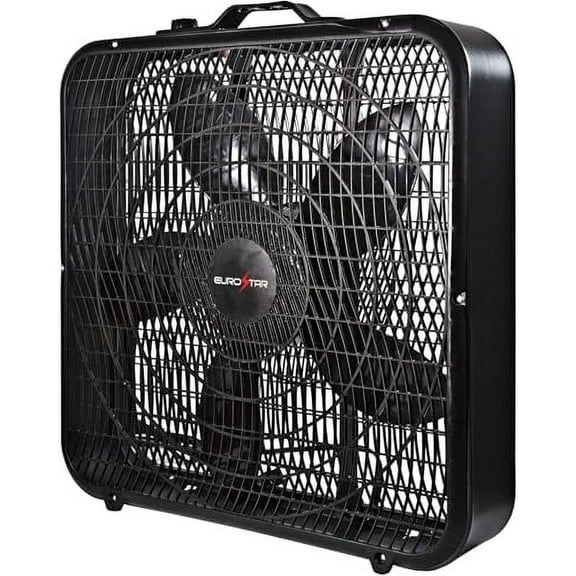 EUROSTAR FBF22BK 20" Box Fan, Black