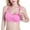 Pink, variant on Women Maternity Bra Wire free Padded Bras Front Buckle Design Seamless Bra for Breast Feeding Nursing