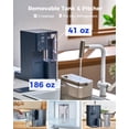 thumbnail image 4 of CT910H Reverse Osmosis Water Filter Countertop, 3S Instant Heating, 7-Stage Water Purifier With Removable Pitcher, NSF/ANSI 372, Reduce TDS PFAS, No Installation, 4 of 10