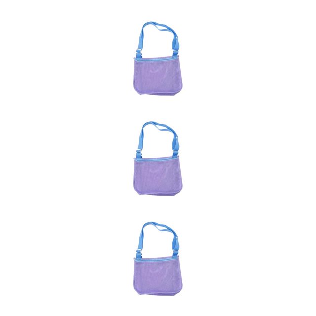Eigraketly Manténgase organizado y con estilo Bolsa de red para niños - Bolsa de colección de concha de almacenamiento sellada con cremallera Type1 NO1