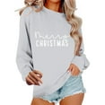 thumbnail image 5 of Goodtrade8 Womens Sweatshirts Christmas Long Sleeve Graphic Crew Neck Vacation Womens Tops Christmas Gifts, 5 of 6