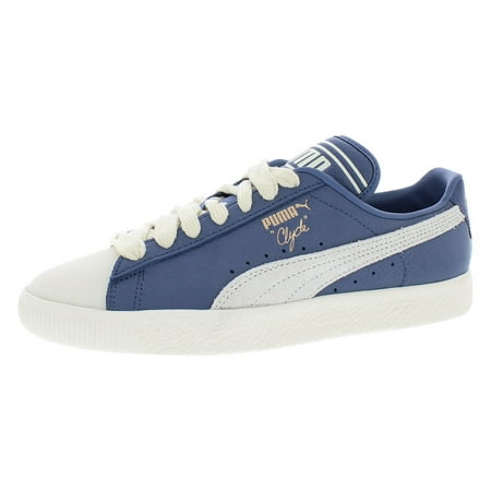 Puma Clyde Q3 Rhuigi Mens Shoes Size 9.5, Color: Pristine/Inky Blue