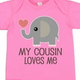 thumbnail image 4 of Inktastic My Cousin Loves Me Boys or Girls Baby Bodysuit, 4 of 5
