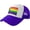 LGBT-144, variant on Progress Pride Rainbow LGBT,LGBTQ Transgender Gay Flags Trucker hat Mesh Baseball Cap Women Sun Hat Men Dad Hat Black