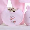 thumbnail image 5 of CAUYDY Newborn Girl Outfits Preemie Boy Pajamas Baby Layette Long Sleeved Shirt Warm Hat 2Pants Bib 5 Pieces Soft Set for Unisex Infant Fall Sizes 0-3 Months,Pink, 5 of 7