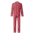 thumbnail image 5 of Meihuid Christmas Pajamas for Family 2023 Plus Size Matching Christmas Pjs Family Set Reindeer Print Holiday Sleepwear Outfit, 5 of 10