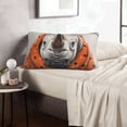 thumbnail image 6 of Lsque Polka Dot Rhino Welcome Pattern Pillow Case – Soft & Cozy Throw Pillow Cover, Hypoallergenic Cushion Case for Sleeping Women with Envelope Closure-20"x30", 6 of 6