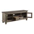 thumbnail image 3 of Lexicon Granby Wood TV Stand in Coffee and Antique Gray, 3 of 6
