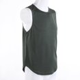 thumbnail image 3 of EIMELI Men Sports Tank Top Sleeveless Round Neck Solid Color Tops Running Fitness Tops for Men, 3 of 5