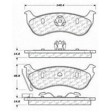 Centric Parts - Ceramic Pads