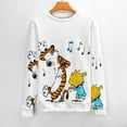 thumbnail image 2 of Calvin And Hobbes Unisex Sweater Long Sleeve Fall Casual Crewneck Tops Pullover Active Streetwear Fashion Sweatshirt 3XL, 2 of 6
