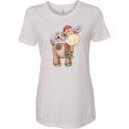 thumbnail image 3 of Inktastic Christmas Molly Moose Women's T-Shirt, 3 of 5