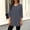 Black, variant on Women's Polka Dot V Neck Tunic Top 3/4 Sleeve Loose Fit Casual Blouse Flowy Longline Shirt for Daily Wear Pink M