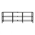 thumbnail image 3 of SEI Furniture Tyler Transitional Metal and Glass TV Stand in Matte Black, 3 of 3
