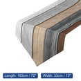thumbnail image 2 of Unique Bargains Chemin de Table 72 Pieds x 13 Pieds, Chemin de Table Rétro, Marron & Gris, 2 of 6