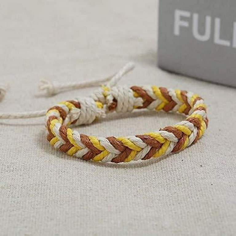 Handmade Adjustable Colorful Friendship Braided Bracelets String Bracelets