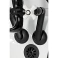 thumbnail image 4 of Kingston Brass KS229PXMB Kingston Three-Handle 2-Hole Tub Wall Mount Clawfoot Tub Faucet with Hand Shower in Matte Black, 4 of 7