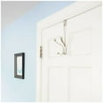 thumbnail image 1 of Hickory Hardware S077540-FN9 10.875 in. Long Over the Door Hooks Collection 4 Prong Hook Rail, Flat Nickel Finish, 1 of 1