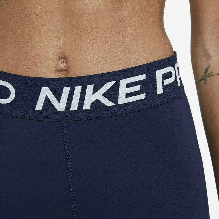 Nike Womens Pro 365 3 Shorts Obsidian/White X-Large 