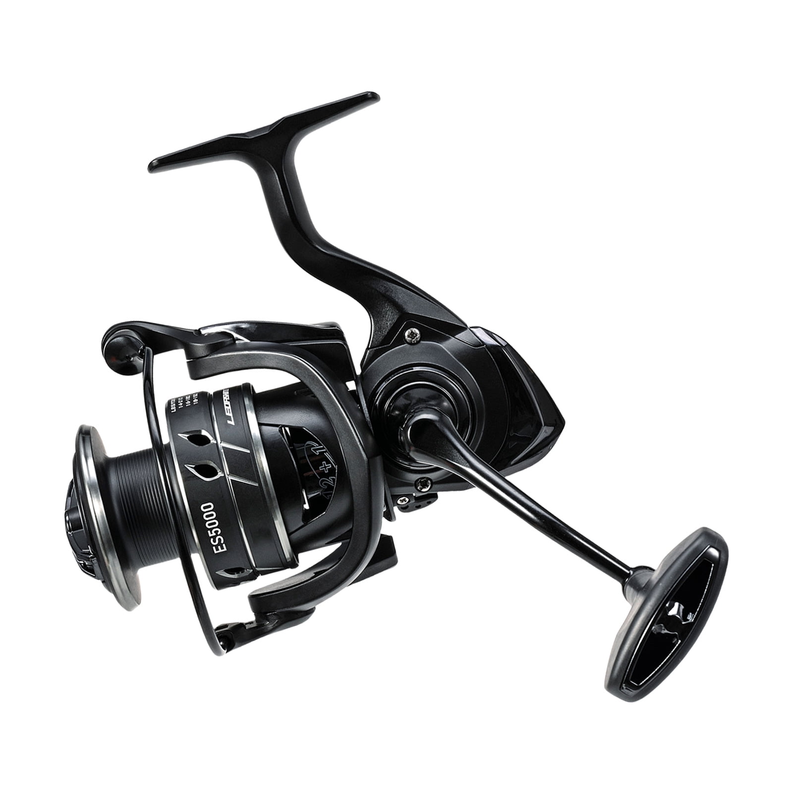 Fishing Reel ES1000-ES5000 Fishing Reel for Freshwater Handle Interchangeable 5.1:1/5.5:1 Gear Ratio