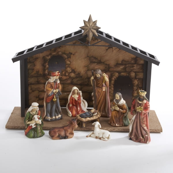 ceramic christmas nativity