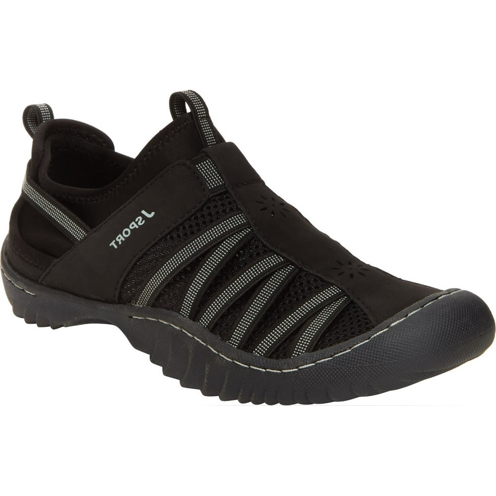 Women's Jambu JBU Sport Arabella Trail Shoe Black/Light Grey Microbuck