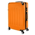 thumbnail image 4 of 3-Piece Set Luggage (20"/ 24"/28") - ABS Hardshell Expandable Suitcase with Spinner Wheels & TSA Lock & Scratch-Resistant Surface, Portable Travel Suitcase, Orange, 4 of 8