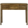 thumbnail image 3 of SAFAVIEH Cindy Contemporary Nautical Console w/ 3 Storage Drawers, Oak, 3 of 5