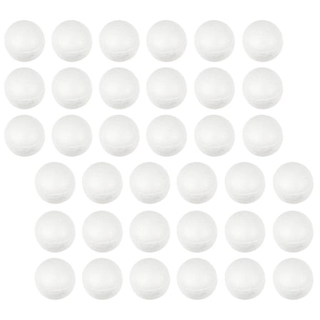 ELAYARD 500Pcs Foam Craft Balls White Polystyrene Spheres for Holiday Party Decor