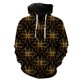 thumbnail image 1 of Sudadera con capucha y cremallera para hombre, con estampado geométrico abstracto, estilo Harajuku de manga larga, de gran tamaño, unisex, con estampado 3D de hip hop., 1 of 6
