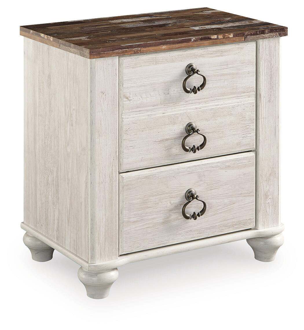 Signature Design by Ashley Willowton 2-Drawer Nightstand photo 1