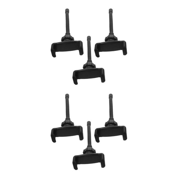 unbranded 6 pcs Flexible Gooseneck Phone Clamp Phone Clip 1/4 inch Screw Rotating Mount