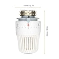 thumbnail image 2 of Lefu M30x1.5 thermostatic radiator valve replacement sensor head NEW control valve, 2 of 9