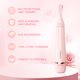 thumbnail image 2 of Recortadora de vello facial HEBECA FT3001 3 en 1 para mujer rosa, 2 of 7