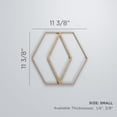 thumbnail image 3 of Hillrose Decorative Fretwork Wood Wall Panels, Small, 13 1/8"W x 11 3/8"H x 1/4"T, Birch, 3 of 18
