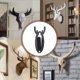 thumbnail image 5 of 8 PCS Europea Mount Skull Hanger Deer Hooks Cuernos Estilo Mounts Hanging y, 5 of 9