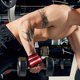 thumbnail image 4 of Correa para la muñeca Correa de elevación de fitness en forma de 8, antideslizante, resistente al desgaste, para levantamiento de pesas (rojo) m, 4 of 5