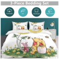 thumbnail image 5 of Winnie The Pooh 3-Piece Bedding Set Soft Quilt Cover Comfortable Pillow Cover 1 Duvet Cover 2 Pillow Shams Three-piece 102"x90", 5 of 5