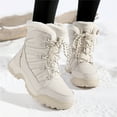thumbnail image 6 of YOURDIARY Womens Snow Boots Winter Warm Ankle-High Hiking Boots Faux Fur Lining, 6 of 10