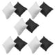 thumbnail image 5 of Almohada para exhibición de joyería, almohada para reloj, pulsera, almohada para sujetar, color blanco y negro, 10 Uds., 5 of 5