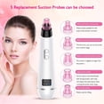 thumbnail image 4 of Blackhead Remover Pore Vacuum,TAYTHI Rechargeable Blackhead Removal Tools with LED Display, Electric Comedo Suction Device with 2 Blackhead Extractor for Facial Skin Treatment White, 4 of 8