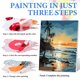 thumbnail image 4 of Kit de pintura por números PRASIO Framed Beach 41x51 cm, 4 of 7