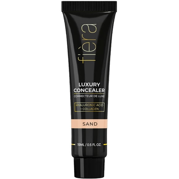 Concealer Fièra Luxury, cobertura para todo el día, antienvejecimiento, 15 ml, arena