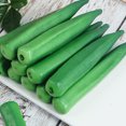 thumbnail image 2 of unbranded 12Pcs Foam Okra Artificial Vegetables Realistic For Restaurant Decor, 2 of 7