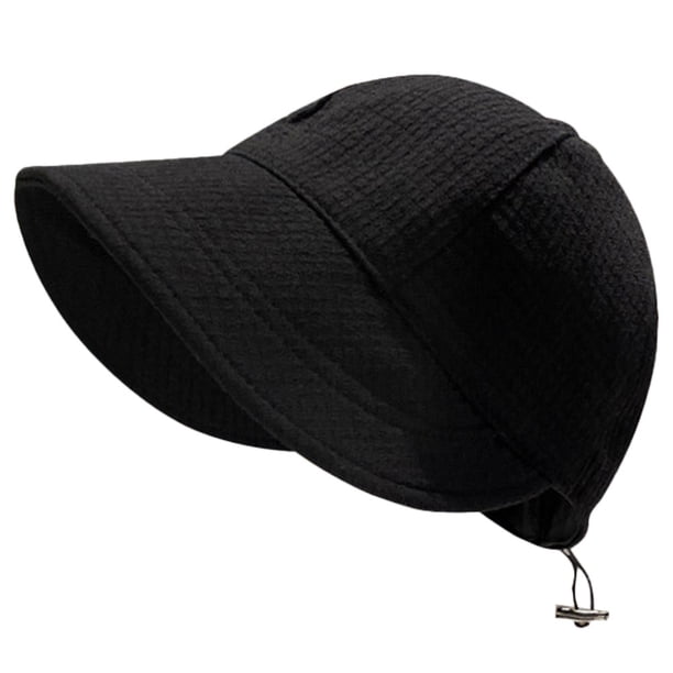 Sombrero ajustable de circunferencia de 56-60 cm, sombrero de pescador para mujer, sombrilla, gorra con circunferencia de cabeza grande