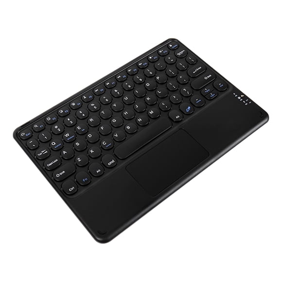 Bluetooth Keyboard Round Cap Keyboard Portable BT Wireless Keyboard With Touchpad For Android PC Tablet